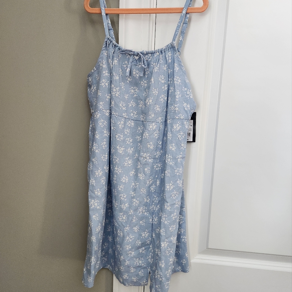 Floral Blue Kids Dress